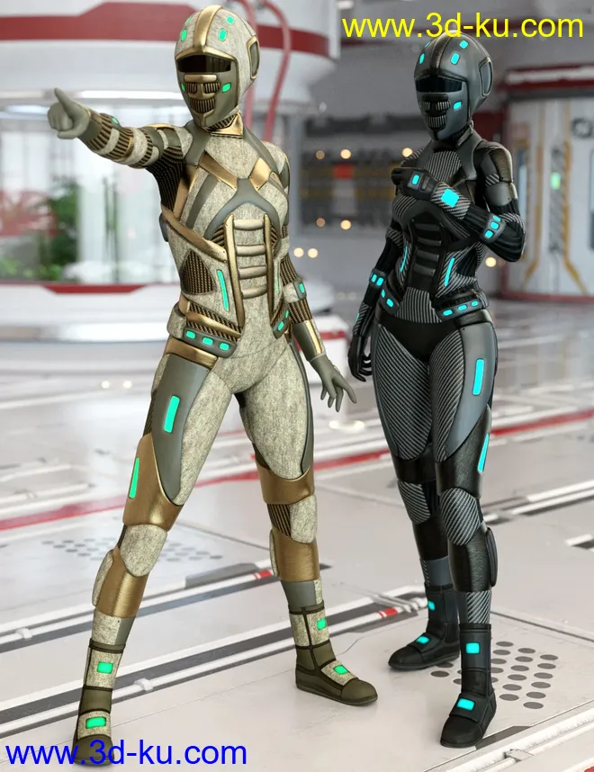 SciFi Angel Racer Textures模型的图片1