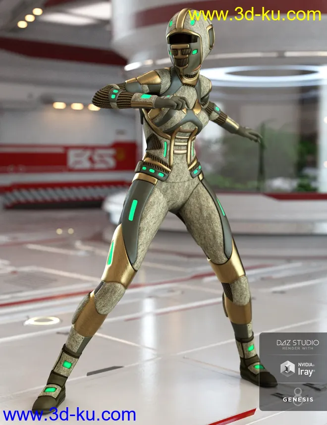 SciFi Angel Racer Textures模型的图片5