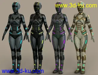 3D打印模型SciFi Angel Racer Textures的图片