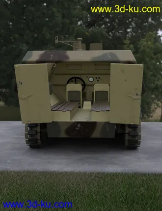3D打印模型Sd Kfz 251 Halftrack的图片