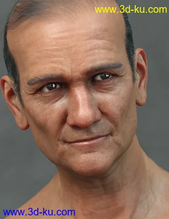 3D打印模型Seb HD for Genesis 8 Male的图片