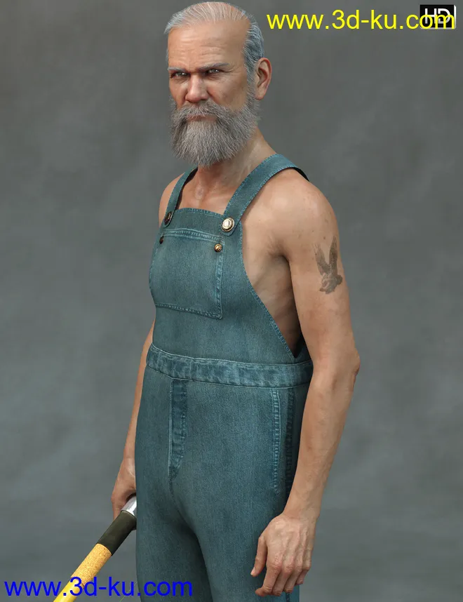 Seb HD for Genesis 8 Male模型的图片2