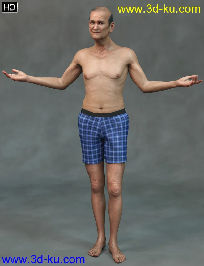 Seb HD for Genesis 8 Male模型的图片8