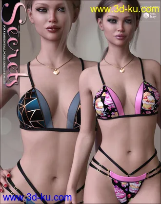 3D打印模型Secrets for X-Fashion Eva Lingerie G8F的图片