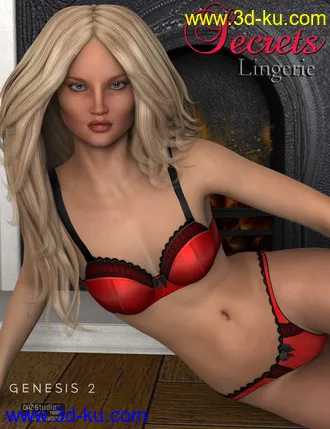 3D打印模型Secrets Lingerie for Genesis 2 Female(s)的图片