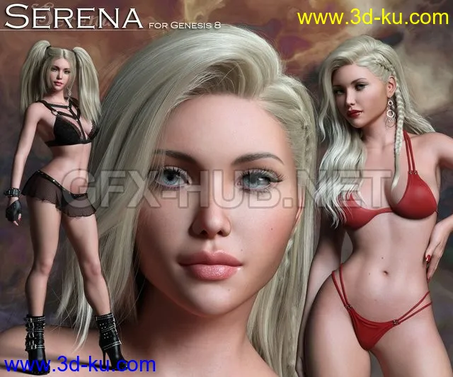 Serena for the Genesis 8 Female模型的图片1
