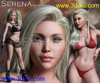 3D打印模型Serena for the Genesis 8 Female的图片
