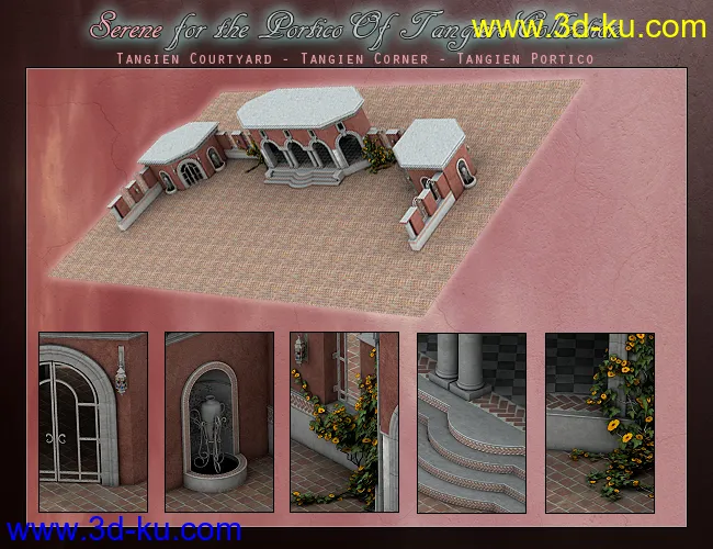 Serene for The Portico of Tangiers Collection模型的图片3