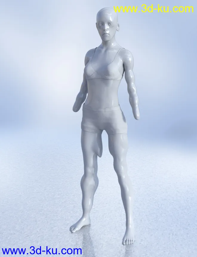 Shapeless Morphs for Genesis 8 Female模型的图片3