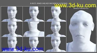 3D打印模型Shapeless Morphs for Genesis 8 Female的图片