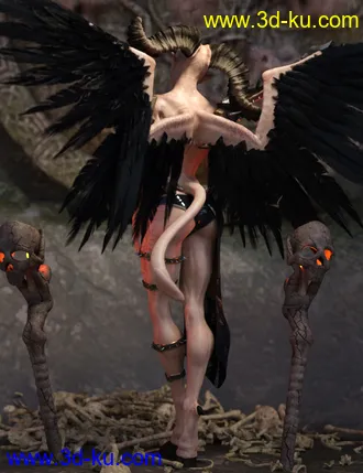 3D打印模型Shariana Demon for Genesis 8 Female的图片