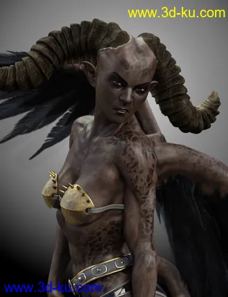 3D打印模型Shariana Demon for Genesis 8 Female的图片