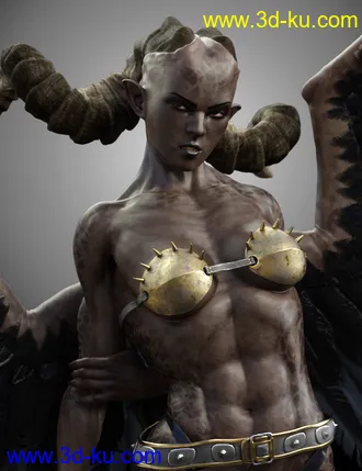 3D打印模型Shariana Demon for Genesis 8 Female的图片