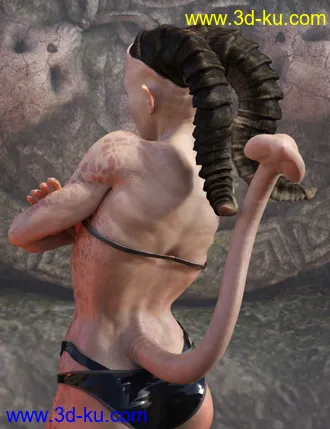 3D打印模型Shariana Demon for Genesis 8 Female的图片