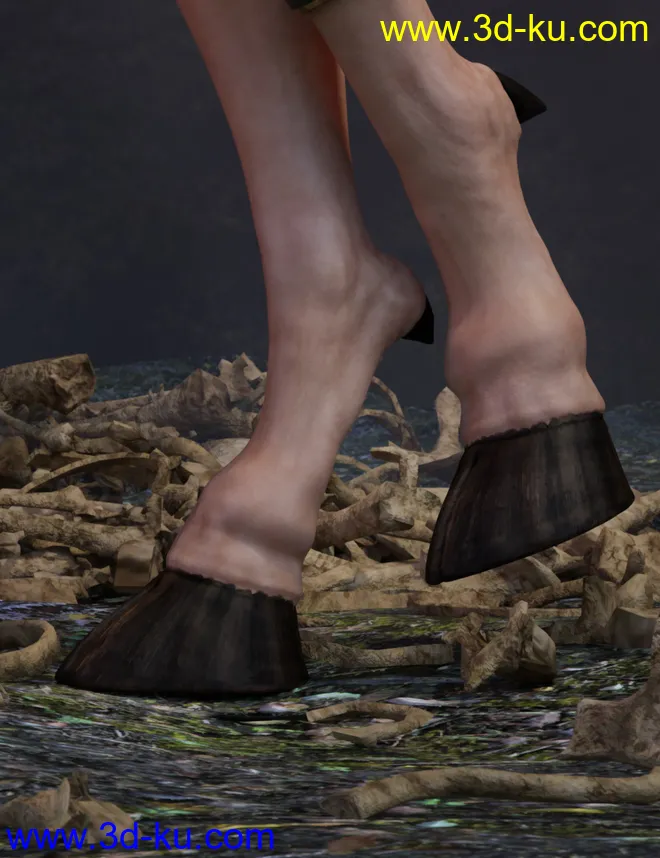 Shariana Demon for Genesis 8 Female模型的图片11