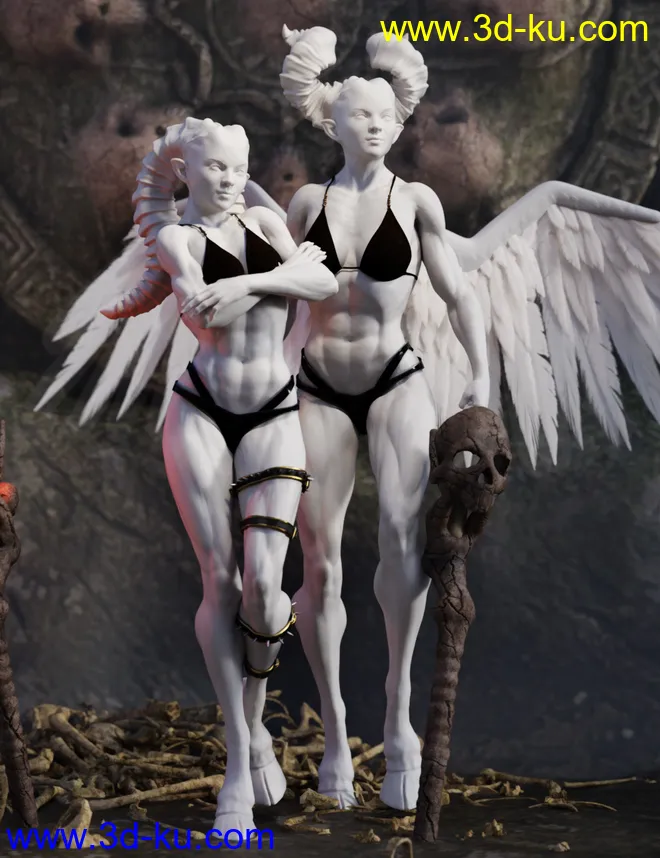 Shariana Demon for Genesis 8 Female模型的图片12