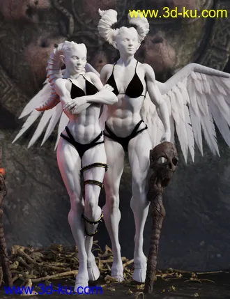 3D打印模型Shariana Demon for Genesis 8 Female的图片