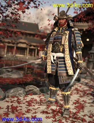 3D打印模型Shogun HD for Genesis 8 Males的图片