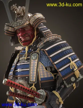 3D打印模型Shogun HD for Genesis 8 Males的图片