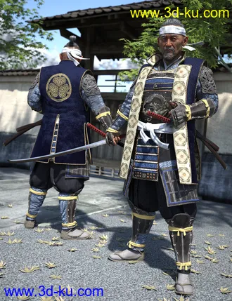 3D打印模型Shogun HD for Genesis 8 Males的图片
