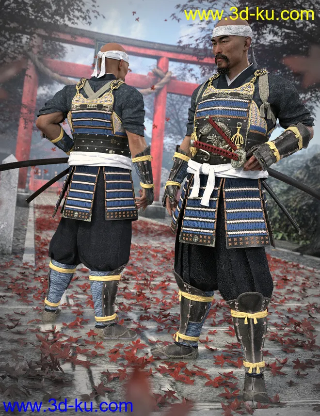 Shogun HD for Genesis 8 Males模型的图片7