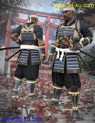 3D打印模型Shogun HD for Genesis 8 Males的图片