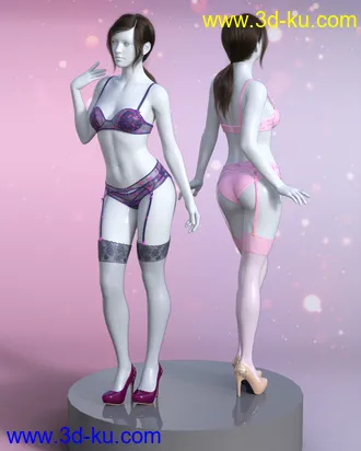 3D打印模型Show Your Bra 3 for Genesis 8 Females的图片