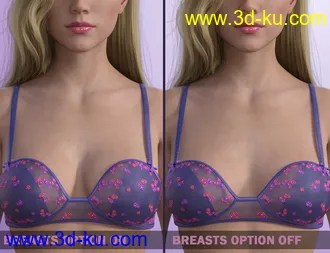 3D打印模型Show Your Bra 3 for Genesis 8 Females的图片