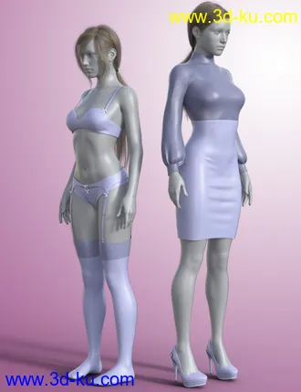 3D打印模型Show Your Bra 3 for Genesis 8 Females的图片
