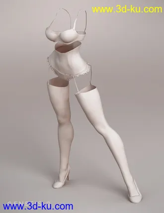 3D打印模型Sinful Nights Lingerie and Overcoat for Genesis 2 Female(s)的图片