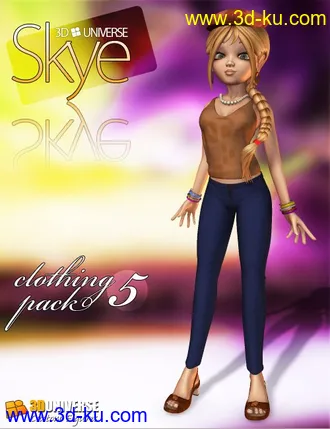 3D打印模型Skye Clothing Pack 5的图片