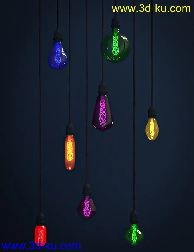 SkyeLights Decorative Lighting Props模型的图片2