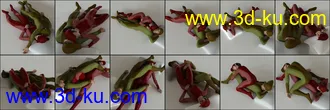 3D打印模型Sleeping Pose Pairs for Genesis 8的图片