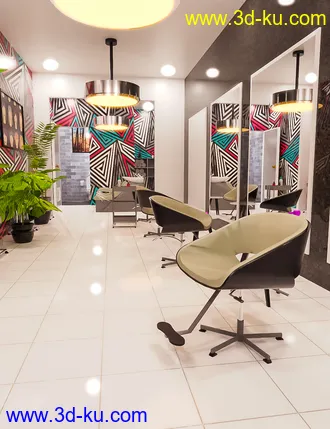 3D打印模型Small Type Salon的图片