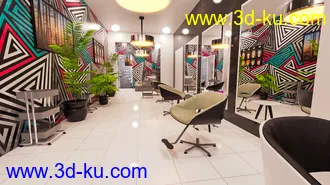 3D打印模型Small Type Salon的图片