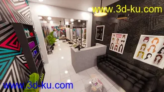 3D打印模型Small Type Salon的图片