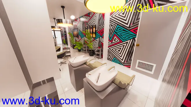 Small Type Salon模型的图片5
