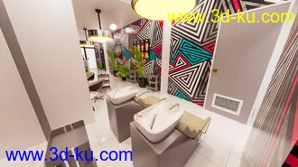3D打印模型Small Type Salon的图片