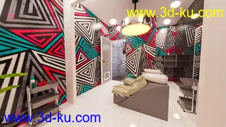 3D打印模型Small Type Salon的图片