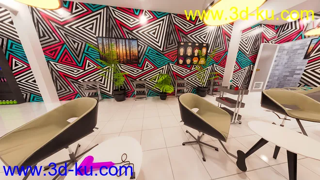 Small Type Salon模型的图片9