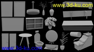 3D打印模型Small Type Salon的图片