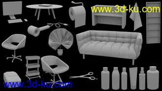 3D打印模型Small Type Salon的图片