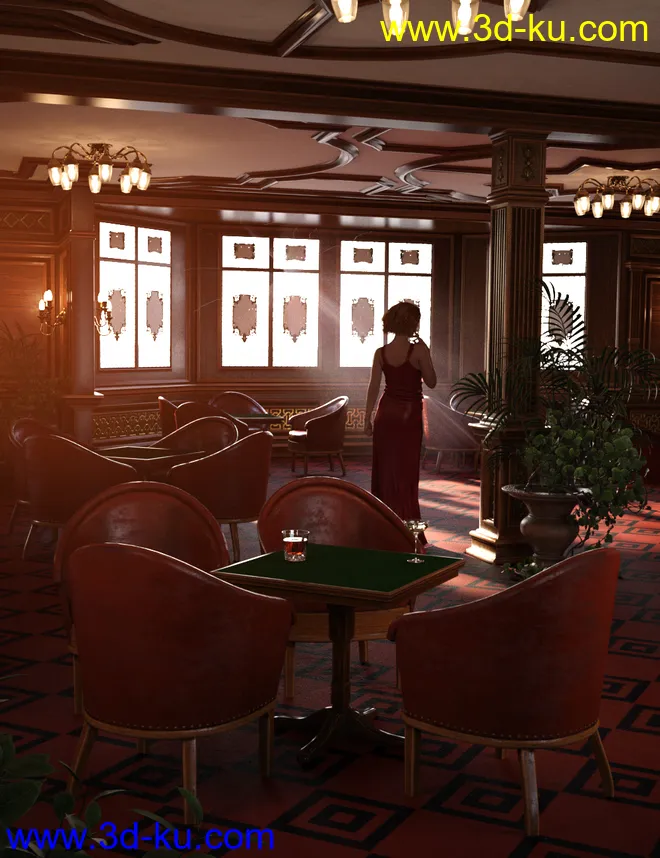 Smoking Room 2020模型的图片1