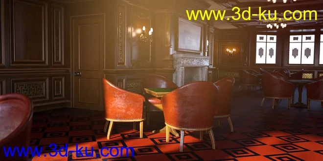 Smoking Room 2020模型的图片2