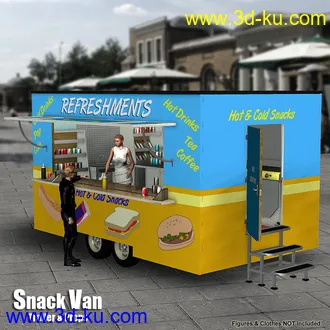 3D打印模型Snack Van Trailer的图片