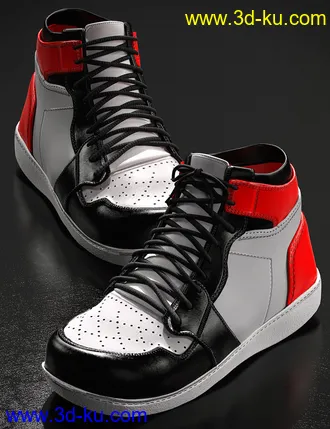 3D打印模型Sneaker Selection for Genesis 8 Male and Michael 8.1的图片