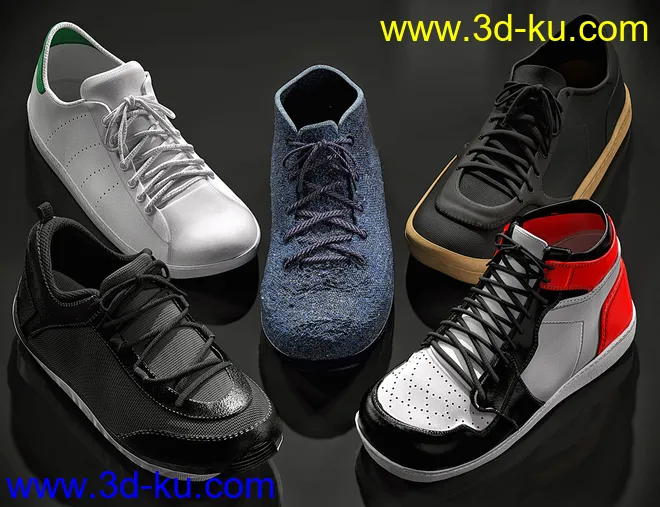 Sneaker Selection for Genesis 8 Male and Michael 8.1模型的图片7