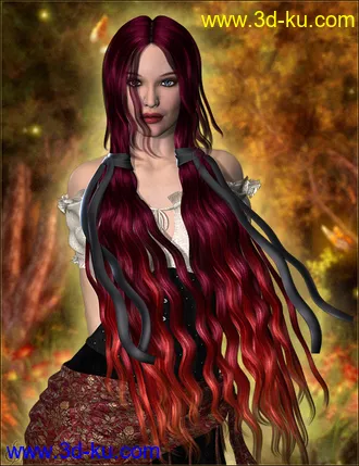 3D打印模型SnowWhite Hair的图片