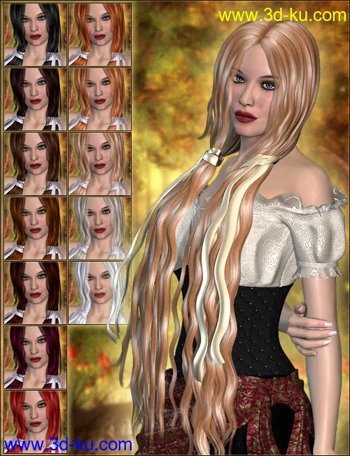 SnowWhite Hair模型的图片2