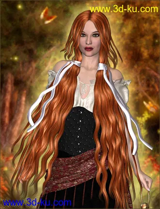3D打印模型SnowWhite Hair的图片